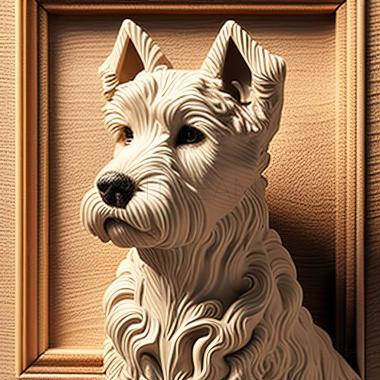3D модель Собака породи пумі (STL)